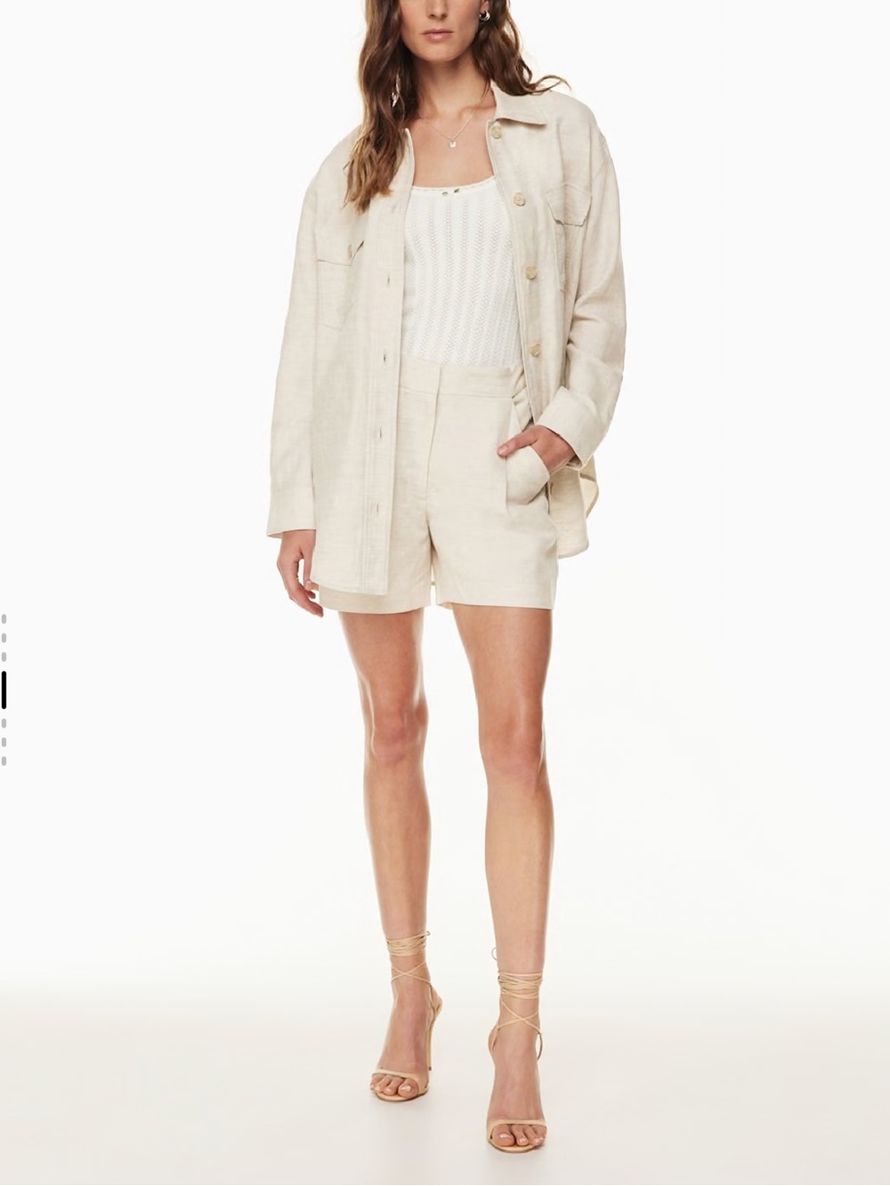 NWT! Wilfred Fable Linen Shorts